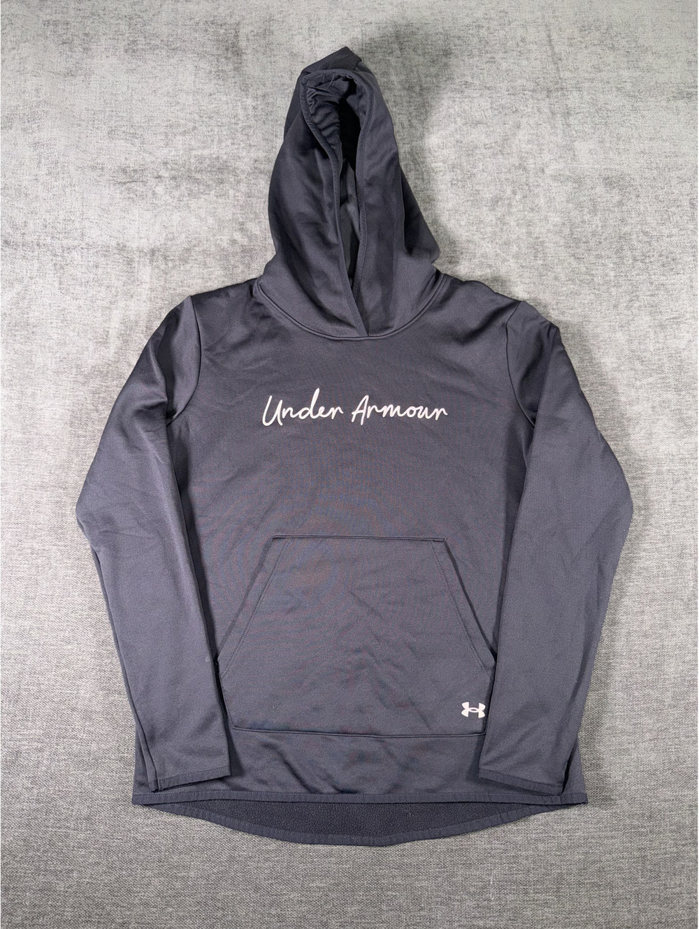 Under Armour Women's XS Black Hoodie Sweatshirt with Front Pocket